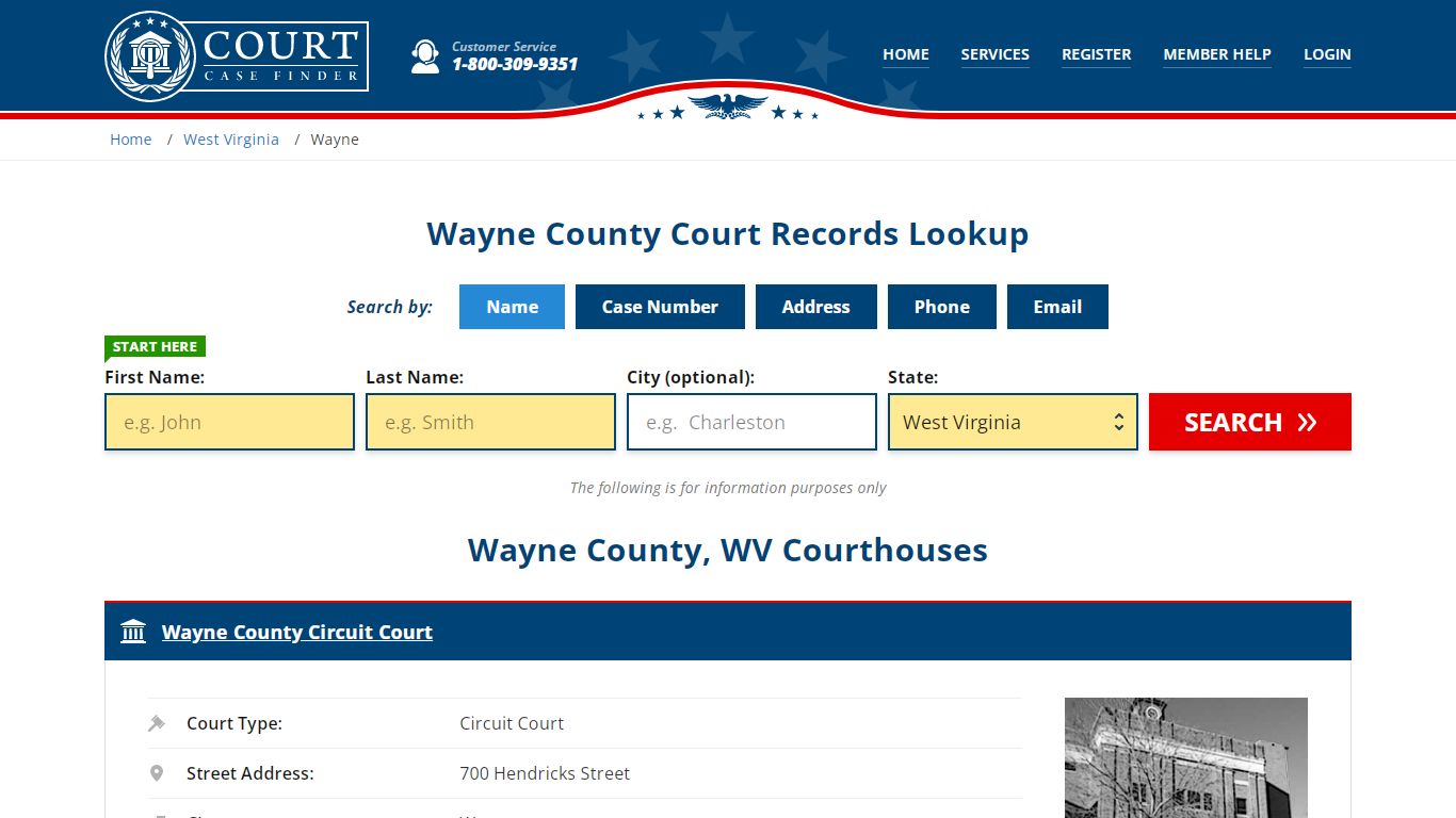 Wayne County Court Records | WV Case Lookup